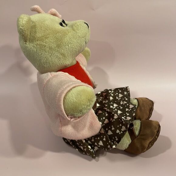 Starbucks Coffee Company Bearista Bears 2011 in Pink and Brown w Heart Details - Picture 2 of 8